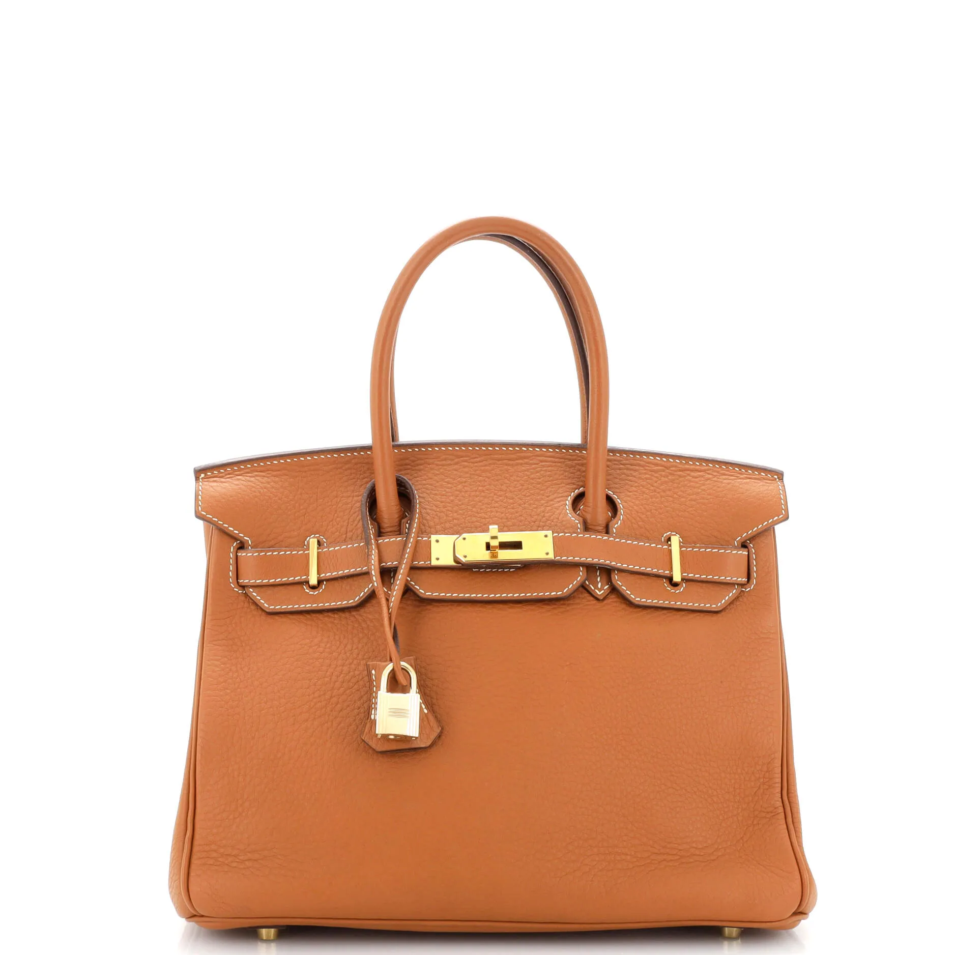 Birkin Handbag Etrusque Clemence with Gold Hardware 30