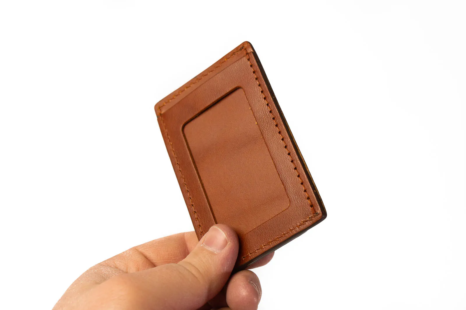 Blemished | No.54 | 'Chestnut' Minimalist Leather Wallet