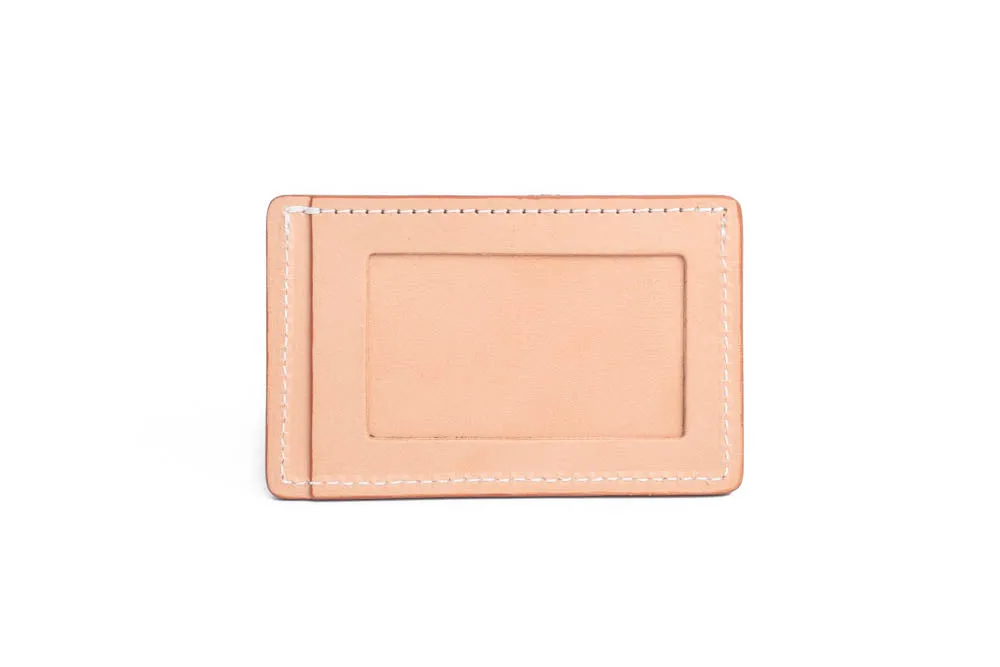 Blemished | No.54 | 'Natural Oak' Minimalist Leather Wallet