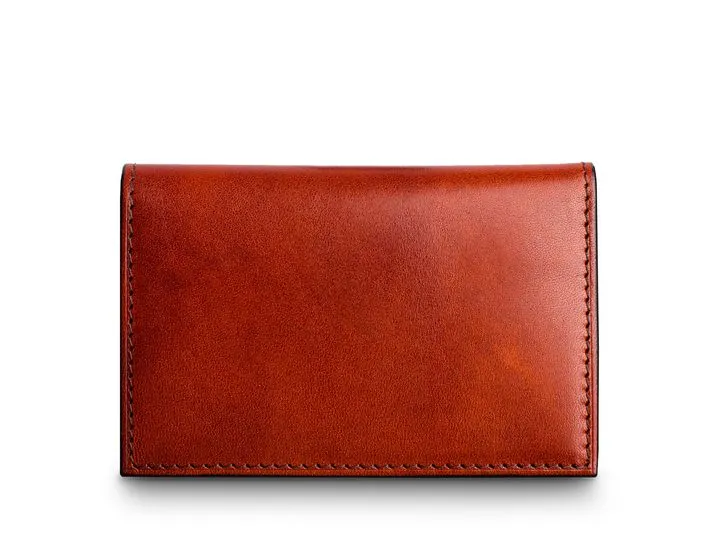 Bosca Dolce Leather Calling Card Leather Wallet