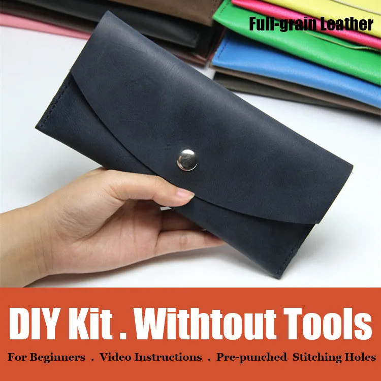 DIY Leather Wallets Kit DIY Leather Projects DIY Minimalist Leather Wallet DIY Leather Womens Wallet Kit