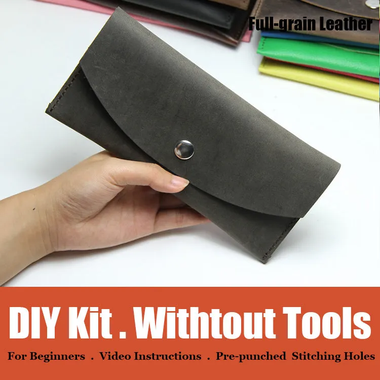 DIY Leather Wallets Kit DIY Leather Projects DIY Minimalist Leather Wallet DIY Leather Womens Wallet Kit