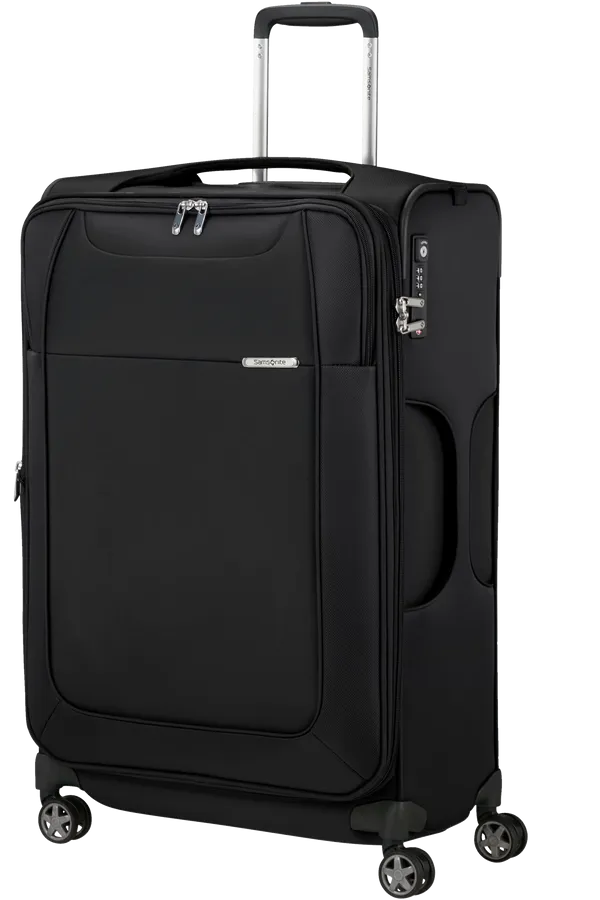 D'LITE 71cm Spinner Expandable (4 wheels) - Black