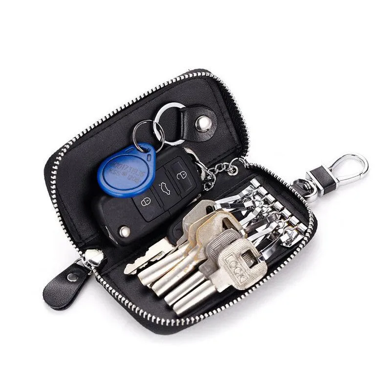 Genuine Leather Key Holder Pouch