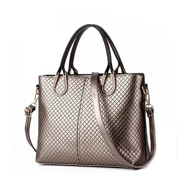 High Quality Women's Big Smooth Shoulder Bag