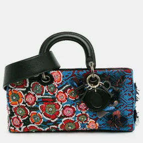 Medium Beaded Flower Embellished Lady D Joy Bag