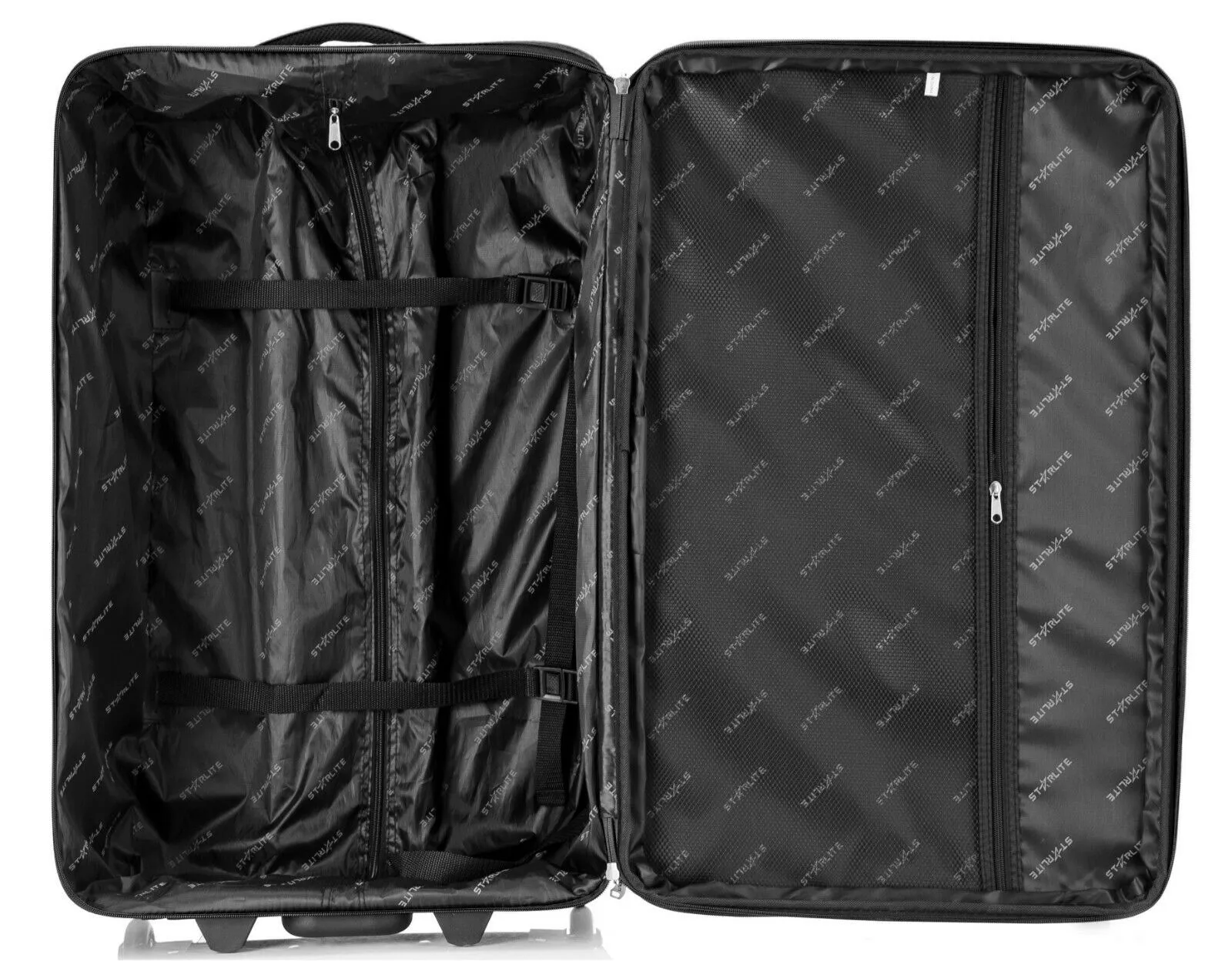 Medium Lightweight Wheeled Suitcase DK- 16 Black