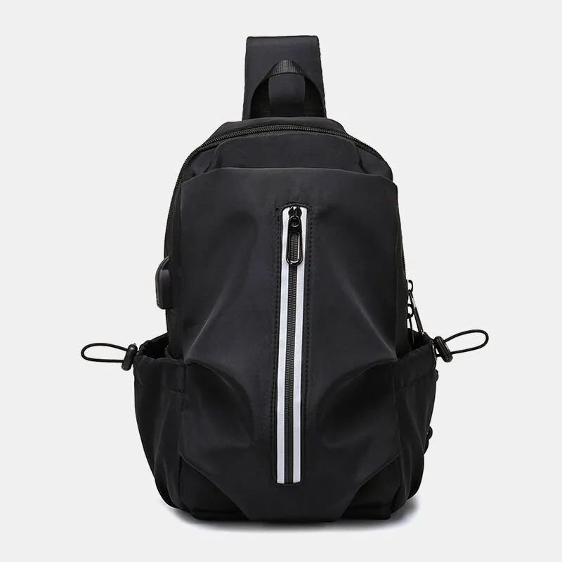 Men Fashion Casual Chest Bag Shoulder Travel Business