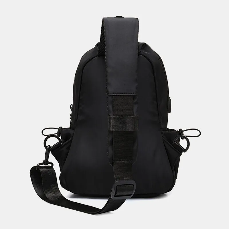 Men Fashion Casual Chest Bag Shoulder Travel Business