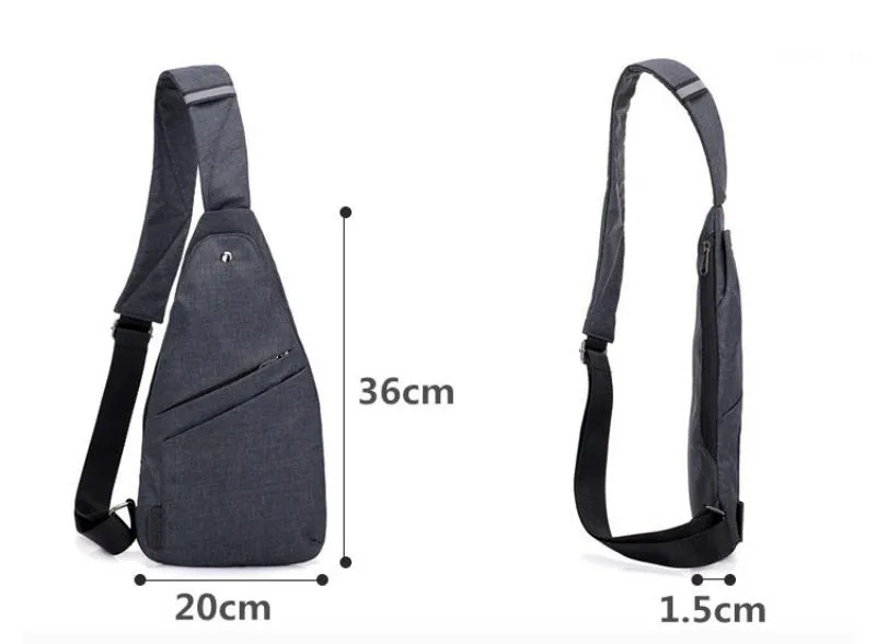 Men's Casual Shoulder Bag