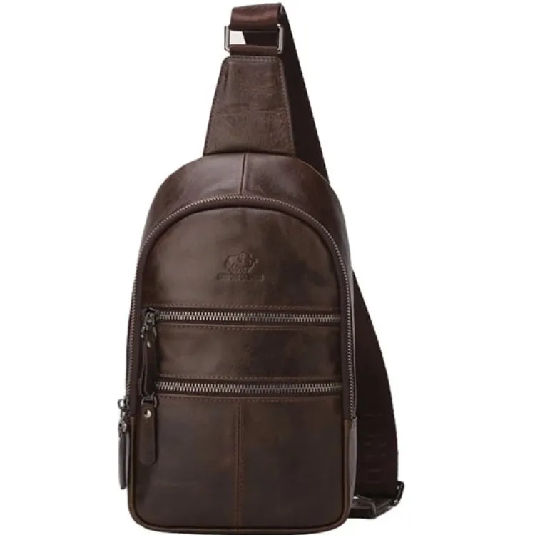 Men's Genuine Leather Sling Bag