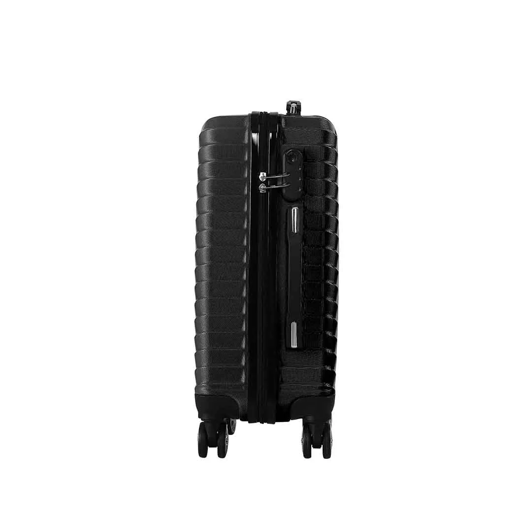 Slimbridge 20" Carry On Travel Luggage Black 20 inch