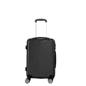 Slimbridge 24" Luggage Suitcase Travel Black 24 inch