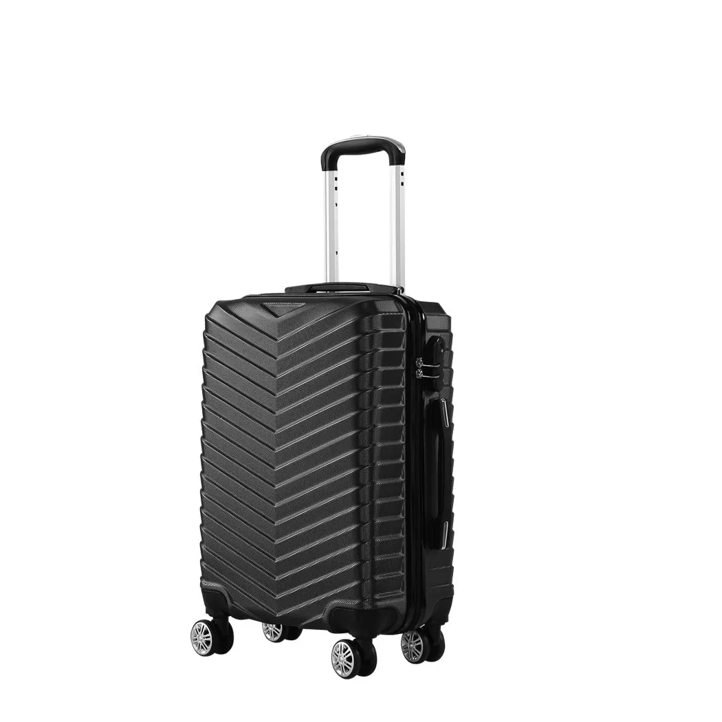 Slimbridge 24" Luggage Suitcase Travel Black 24 inch