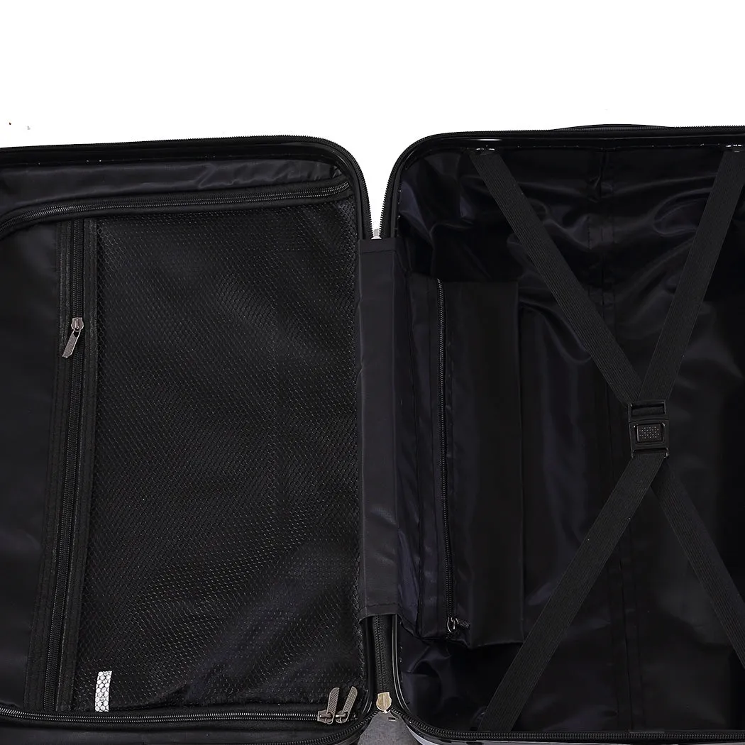 Slimbridge 24" Luggage Suitcase Travel Black 24 inch