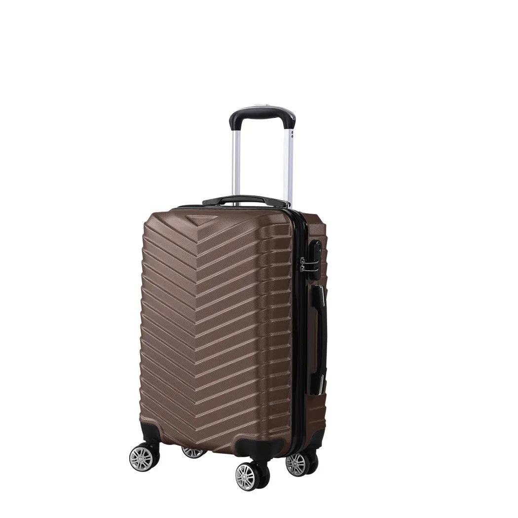 Slimbridge 24" Luggage Suitcase Travel Coffee 24 inch