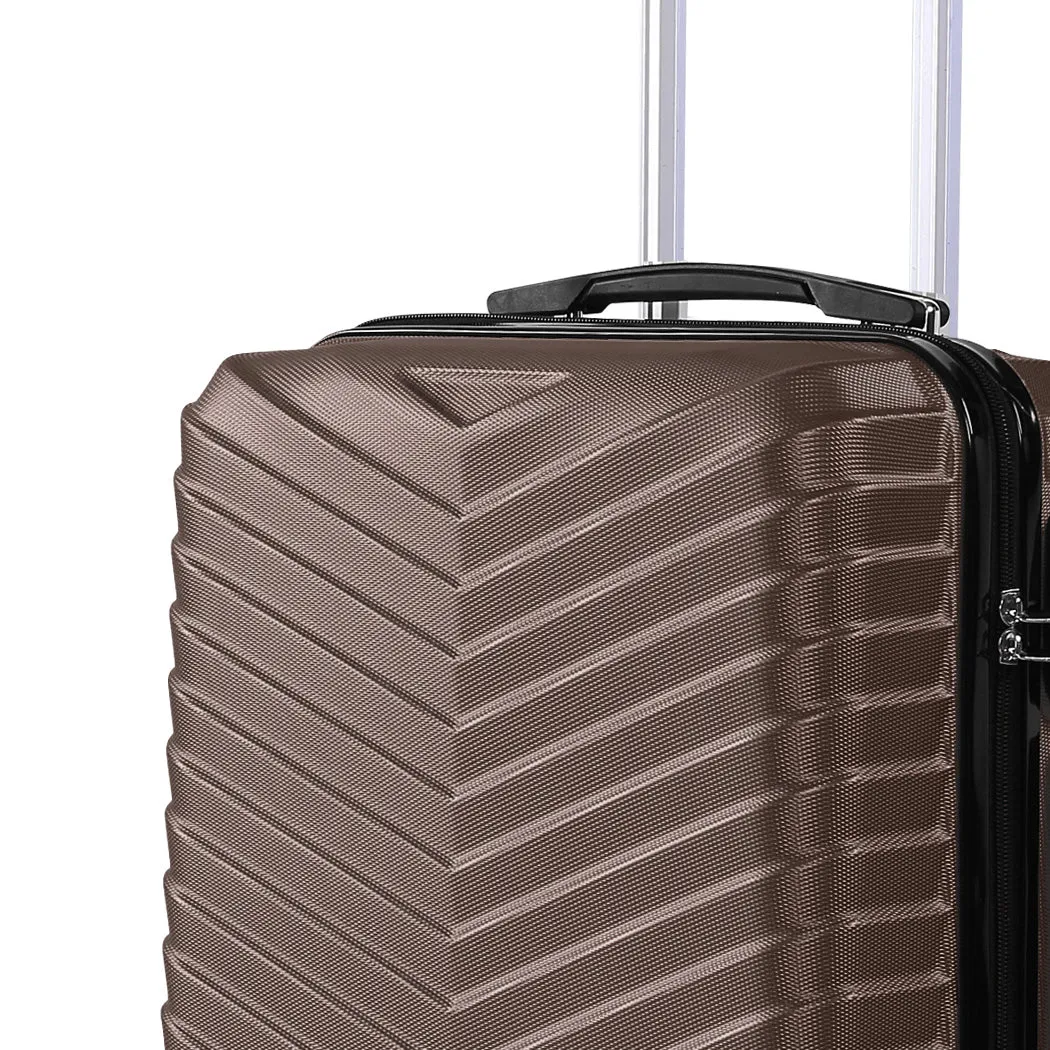 Slimbridge 24" Luggage Suitcase Travel Coffee 24 inch