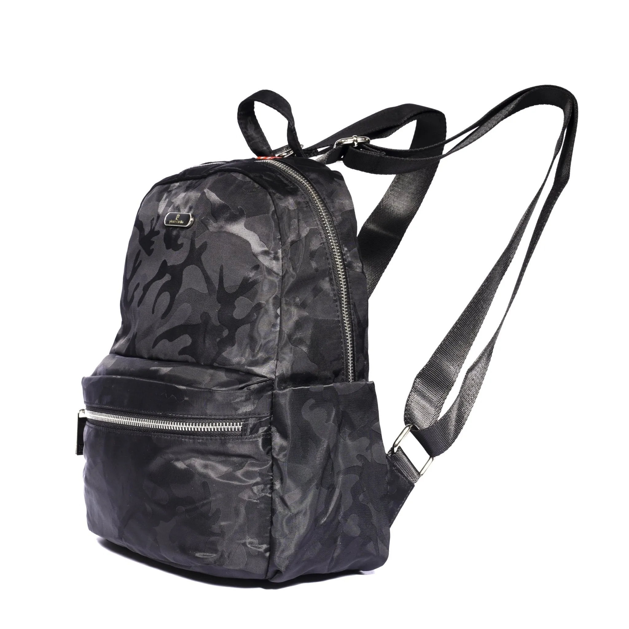 Small Backpack 15" in Black Camouflage