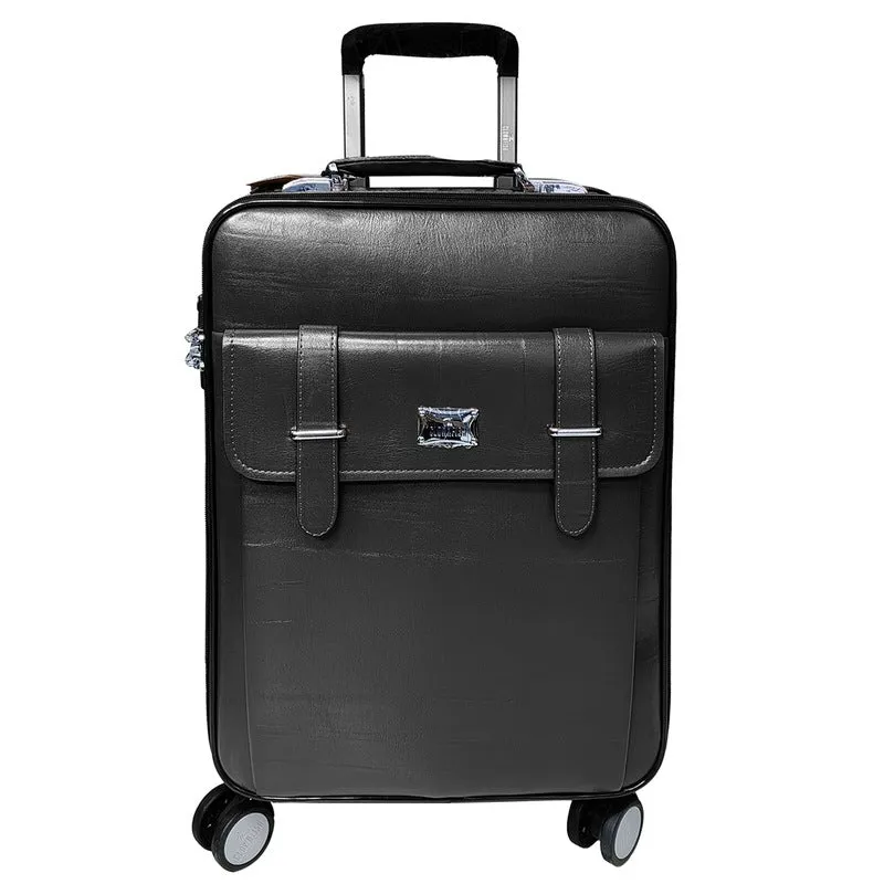 The Clownfish Elite Series Small Cabin Trolley Bag - 40L | TSA Lock & Smooth Wheels | 20 inch | Black