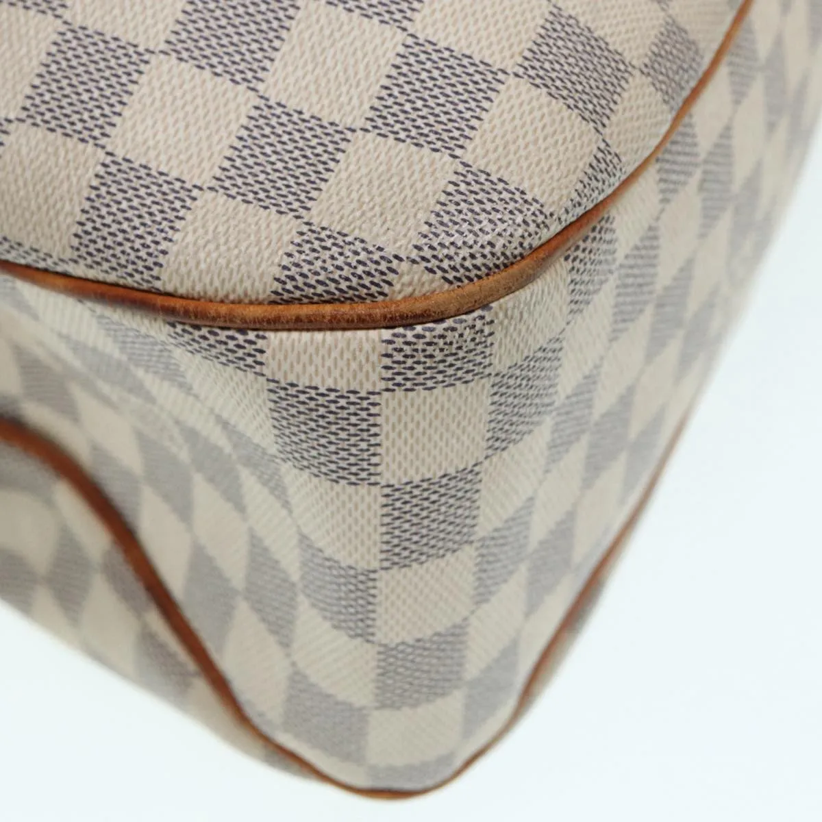 Trendy Inspired Louis Vuitton Damier Azur Siracusa Mm Shoulder Bag N41112 Lv Auth 87968