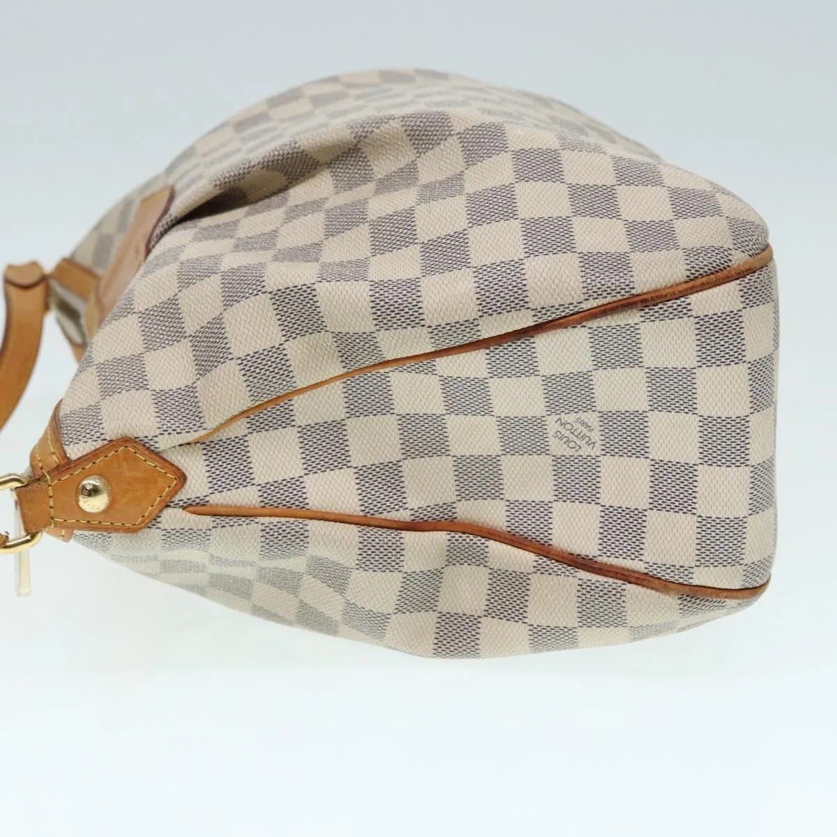 Trendy Inspired Louis Vuitton Damier Azur Siracusa Mm Shoulder Bag N41112 Lv Auth 87968