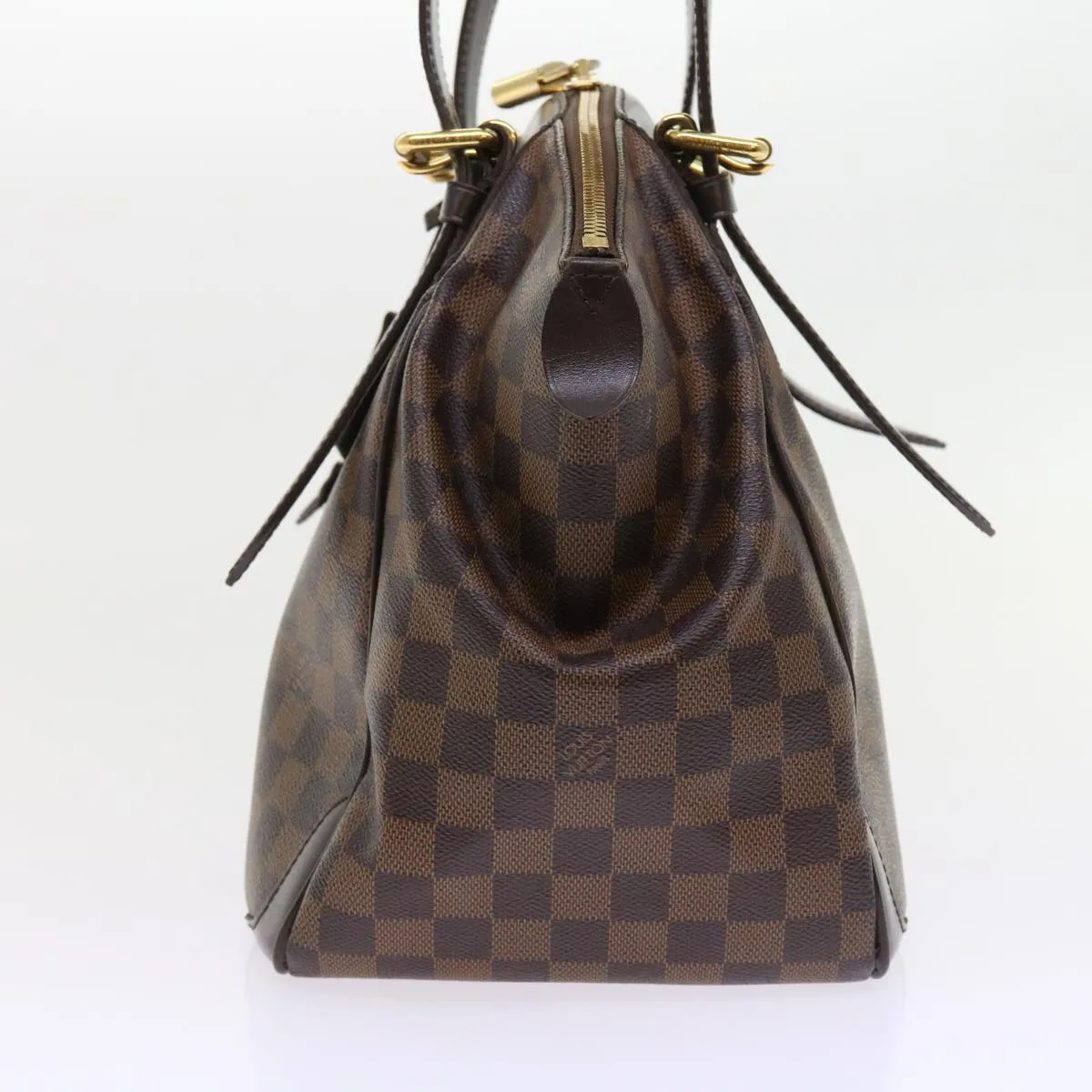 Trendy Inspired Louis Vuitton Damier Ebene Verona Mm Shoulder Bag N41118 Lv Auth 56722