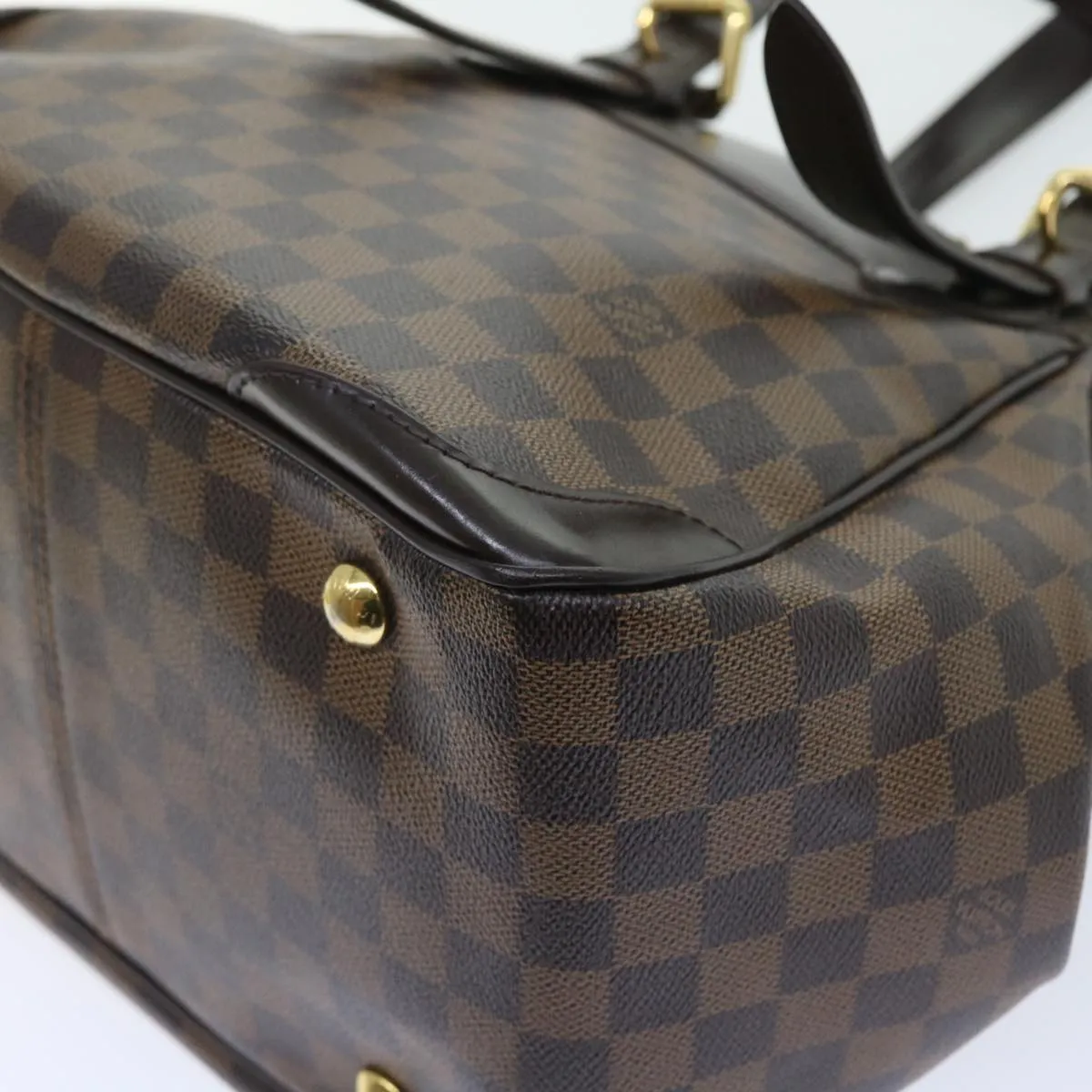 Trendy Inspired Louis Vuitton Damier Ebene Verona Mm Shoulder Bag N41118 Lv Auth 56722