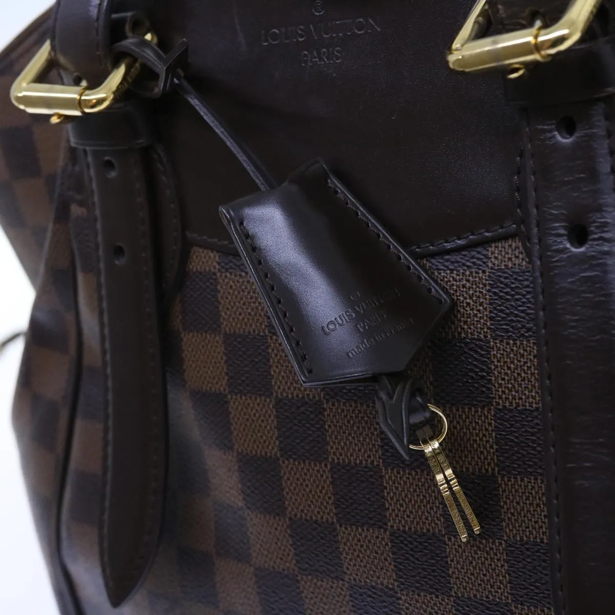 Trendy Inspired Louis Vuitton Damier Ebene Verona Mm Shoulder Bag N41118 Lv Auth 56722