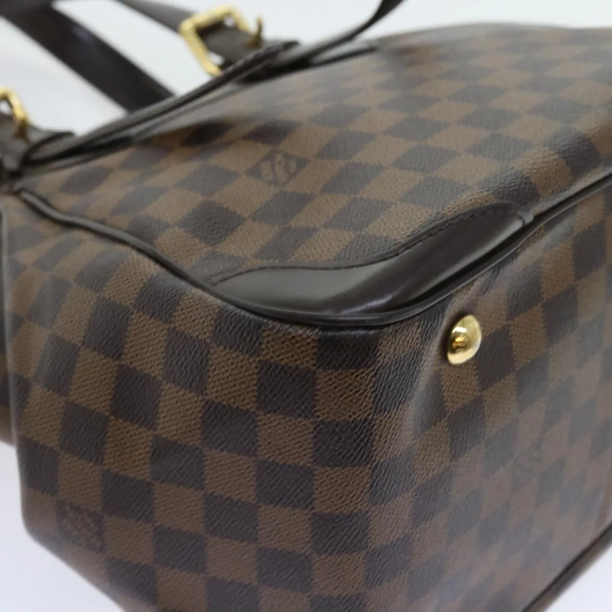 Trendy Inspired Louis Vuitton Damier Ebene Verona Mm Shoulder Bag N41118 Lv Auth 56722