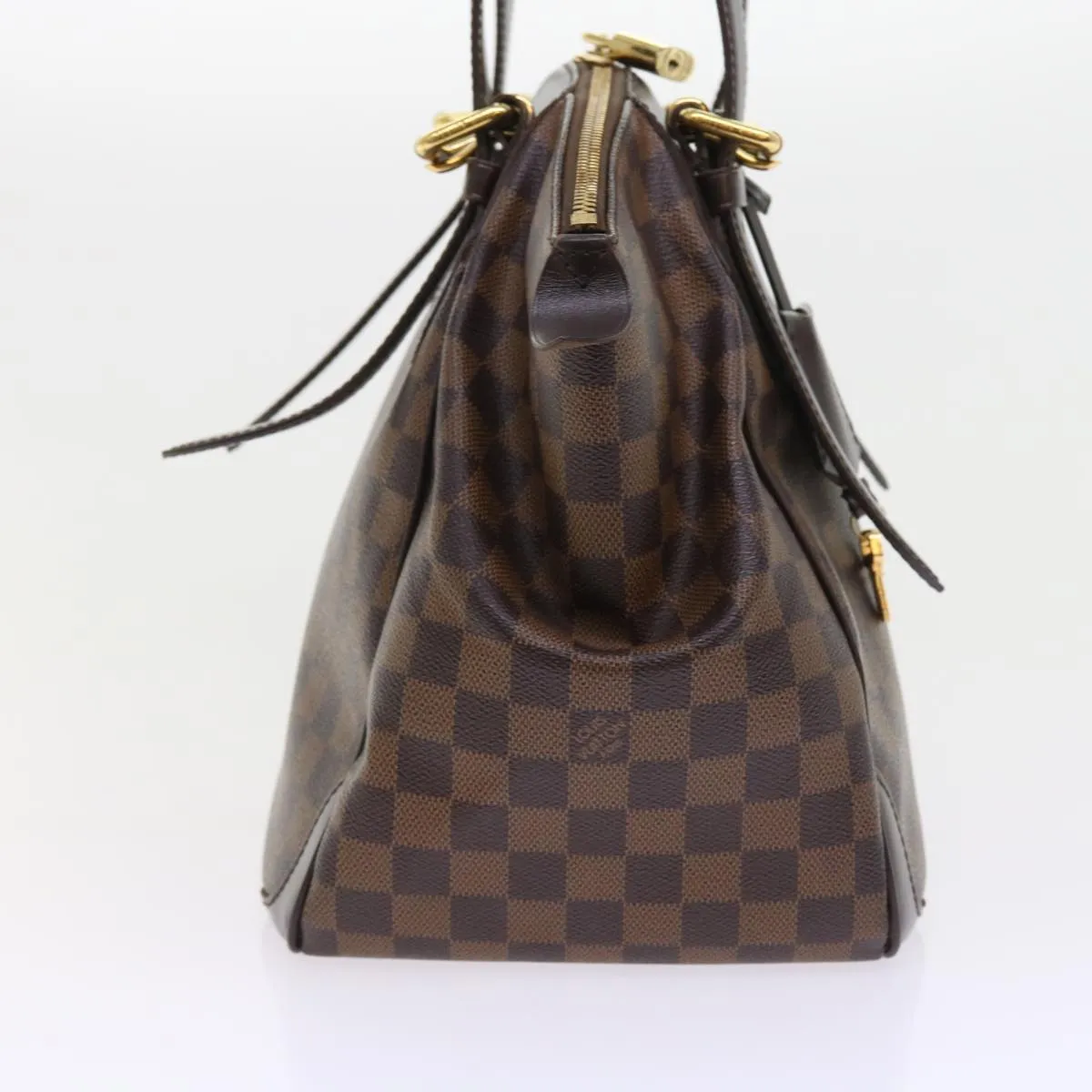 Trendy Inspired Louis Vuitton Damier Ebene Verona Mm Shoulder Bag N41118 Lv Auth 56722