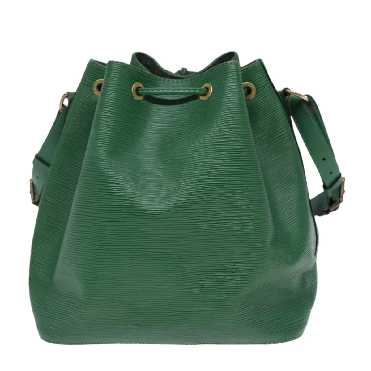 Trendy Inspired Louis Vuitton Epi Petit Noe Shoulder Bag Green M44102 Lv Auth 89333