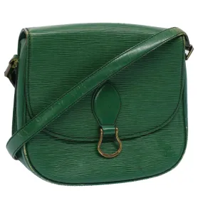 Trendy Inspired Louis Vuitton Epi Saint Cloud Gm Shoulder Bag Green M52194 Lv Auth 54543