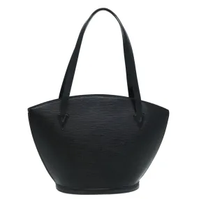 Trendy Inspired Louis Vuitton Epi Saint Jacques Shopping Shoulder Bag Black M52272 Lv Auth 88455