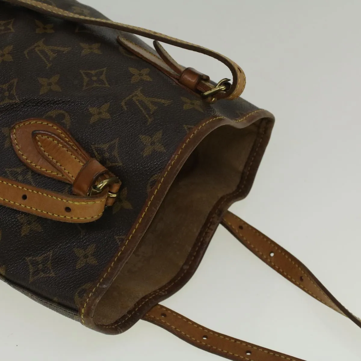 Trendy Inspired Louis Vuitton Monogram Bucket Pm Shoulder Bag M42238 Lv Auth Ar10472