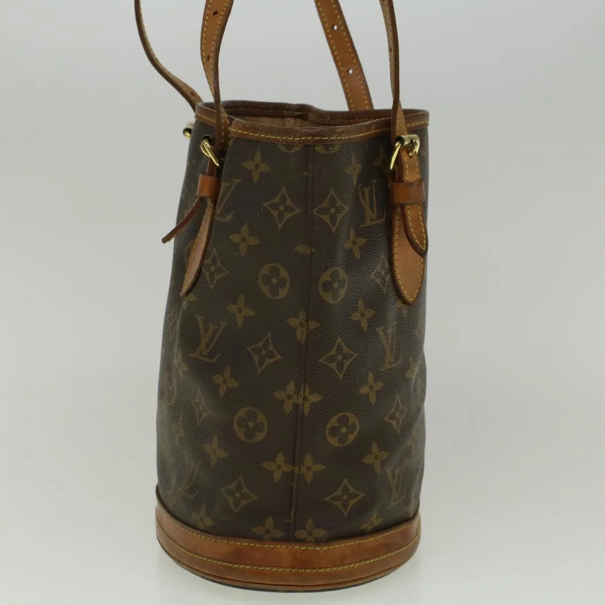 Trendy Inspired Louis Vuitton Monogram Bucket Pm Shoulder Bag M42238 Lv Auth Ar10472