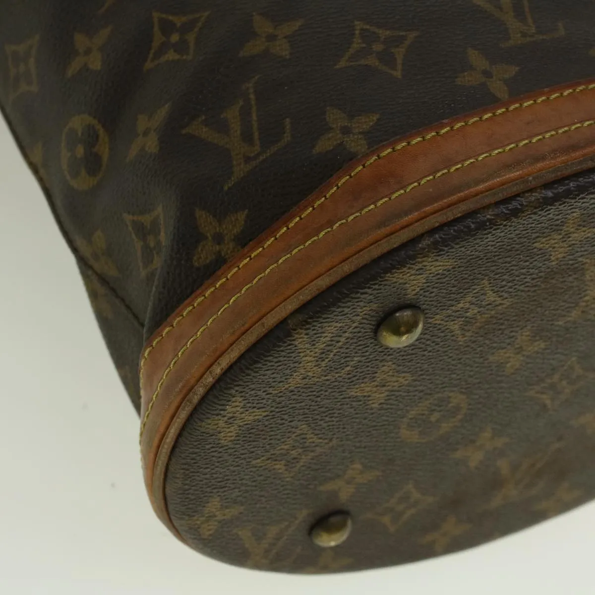 Trendy Inspired Louis Vuitton Monogram Bucket Pm Shoulder Bag M42238 Lv Auth Ar10472