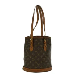 Trendy Inspired Louis Vuitton Monogram Bucket Pm Shoulder Bag M42238 Lv Auth Ar10472