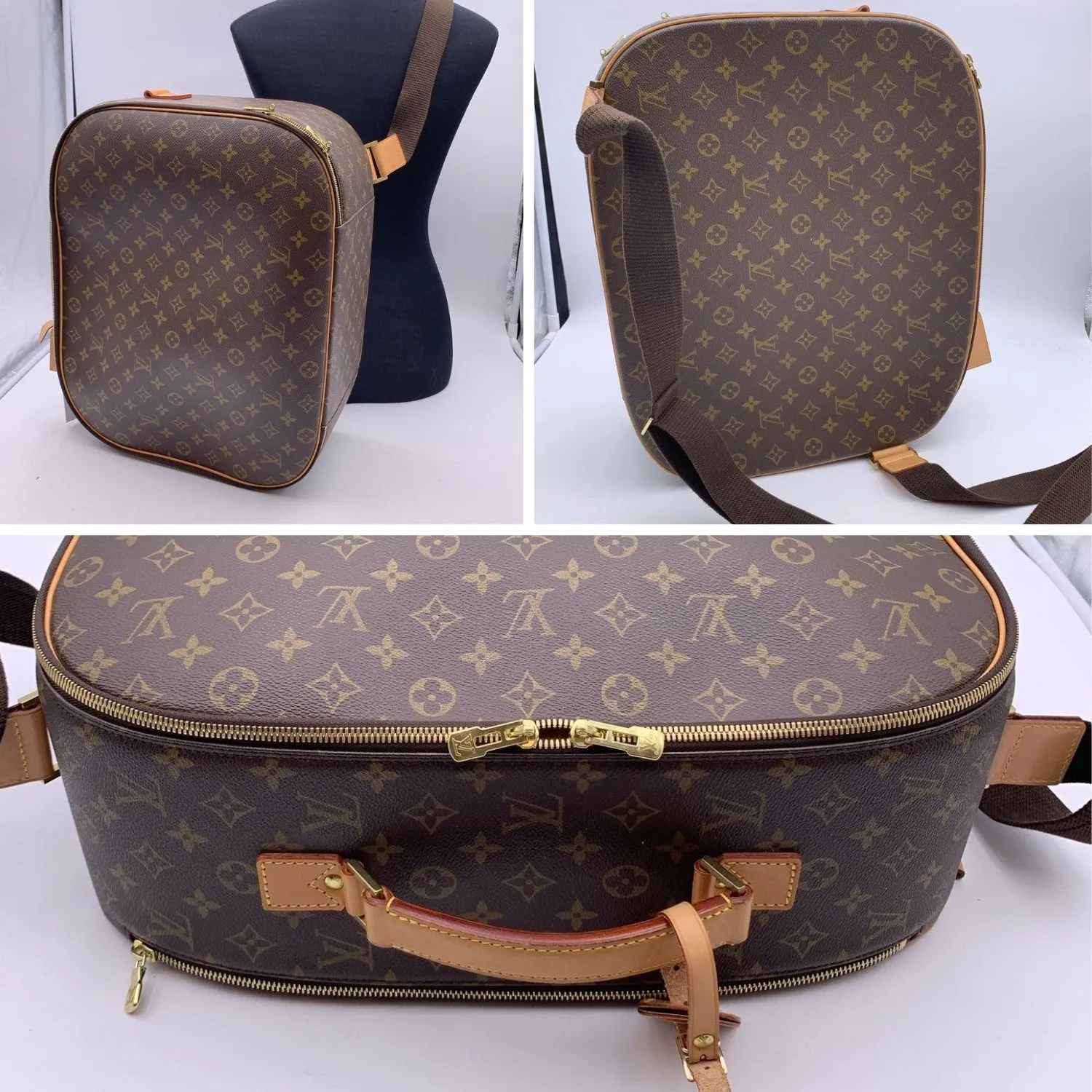 Trendy Inspired Louis Vuitton Monogram Canvas 2 Way Bandouliere Packall Travel Bag