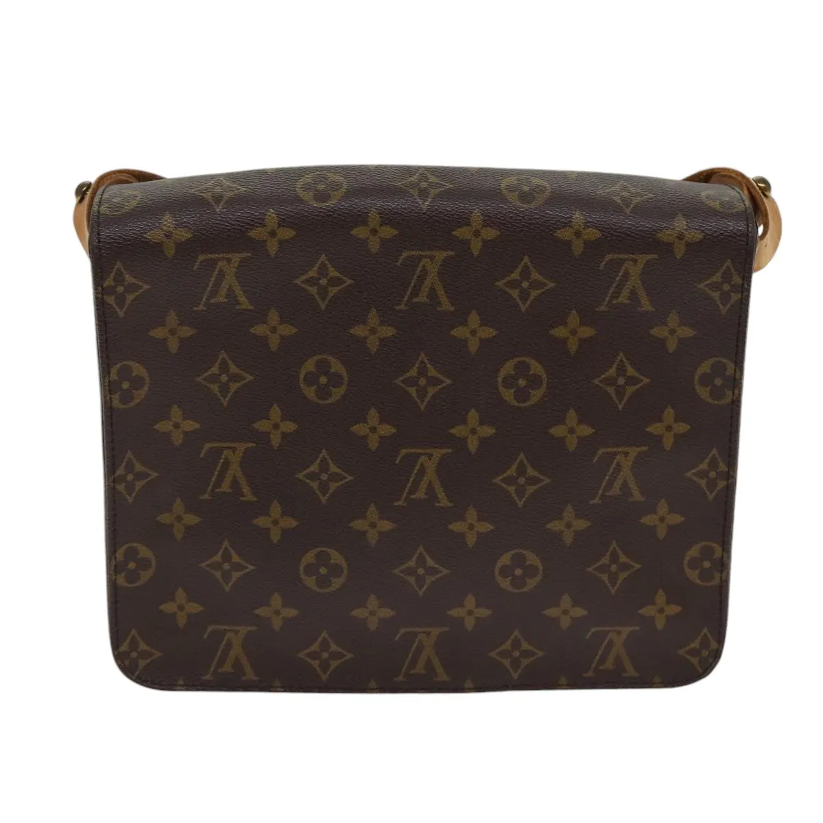 Trendy Inspired Louis Vuitton Monogram Cartouchiere Gm Shoulder Bag M51252 Lv Auth Yk14404