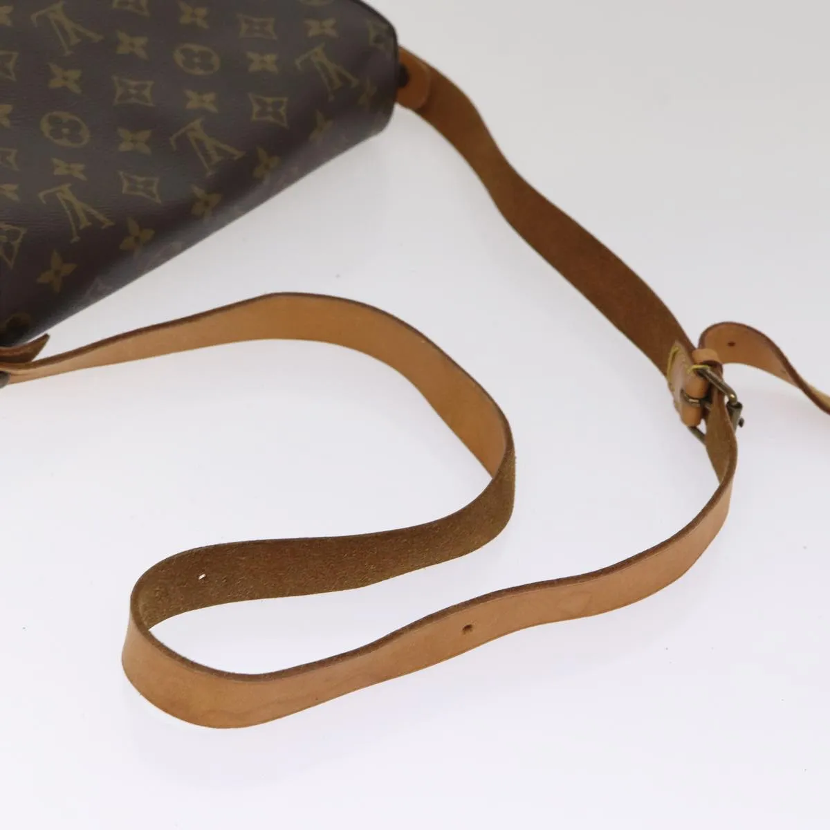 Trendy Inspired Louis Vuitton Monogram Cartouchiere Gm Shoulder Bag M51252 Lv Auth Yk14404