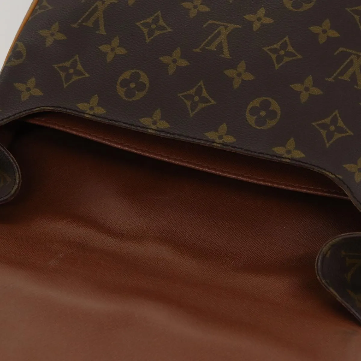 Trendy Inspired Louis Vuitton Monogram Cartouchiere Gm Shoulder Bag M51252 Lv Auth Yk14404