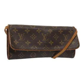 Trendy Inspired Louis Vuitton Monogram Pochette Twin Gm Shoulder Bag M51852 Lv Auth Mr412