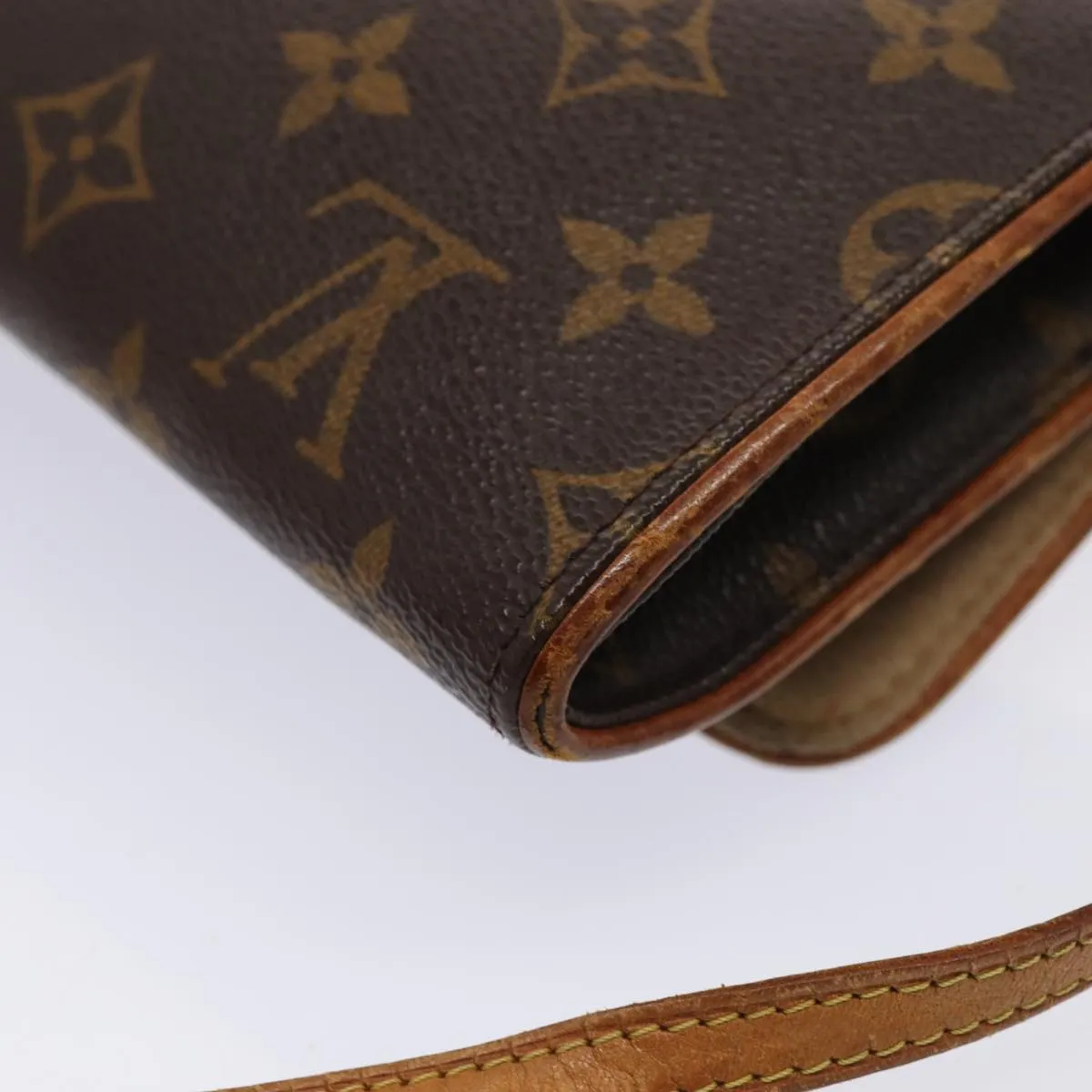 Trendy Inspired Louis Vuitton Monogram Pochette Twin Gm Shoulder Bag M51852 Lv Auth Mr412