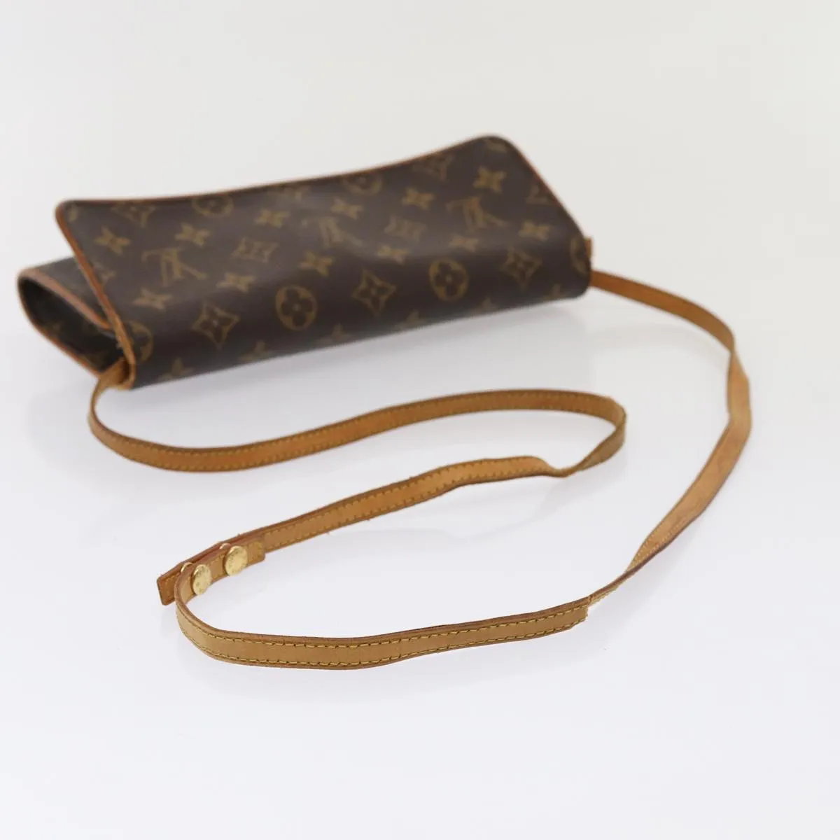 Trendy Inspired Louis Vuitton Monogram Pochette Twin Gm Shoulder Bag M51852 Lv Auth Mr412