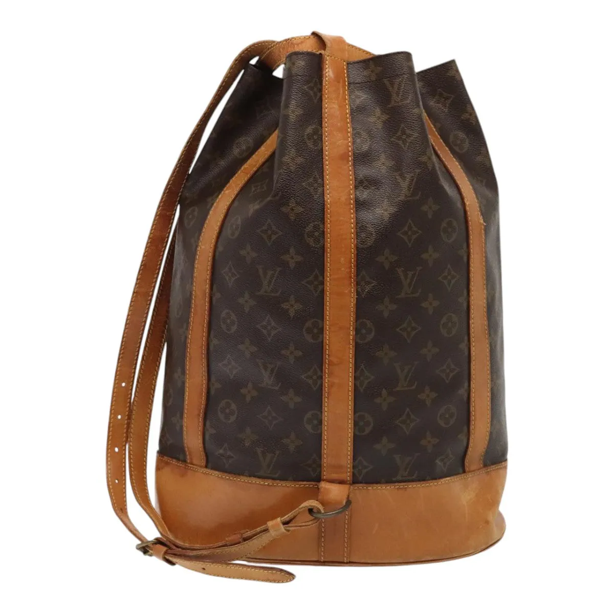 Trendy Inspired Louis Vuitton Monogram Randonnee Gm Shoulder Bag M42244 Lv Auth Hk1614