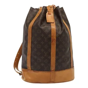 Trendy Inspired Louis Vuitton Monogram Randonnee Gm Shoulder Bag M42244 Lv Auth Hk1614