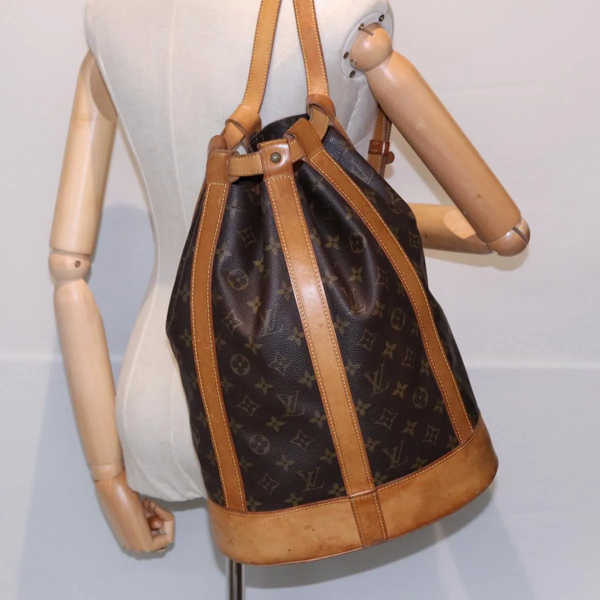 Trendy Inspired Louis Vuitton Monogram Randonnee Pm Shoulder Bag M42243 Lv Auth Yk14376