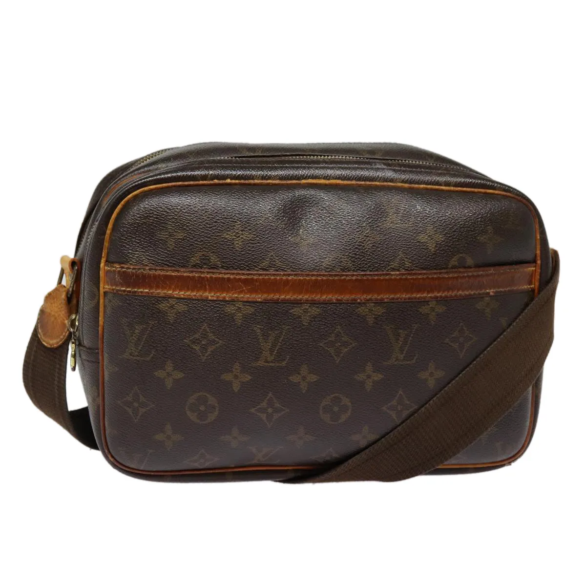 Trendy Inspired Louis Vuitton Monogram Reporter Pm Shoulder Bag M45254 Lv Auth Hk1625