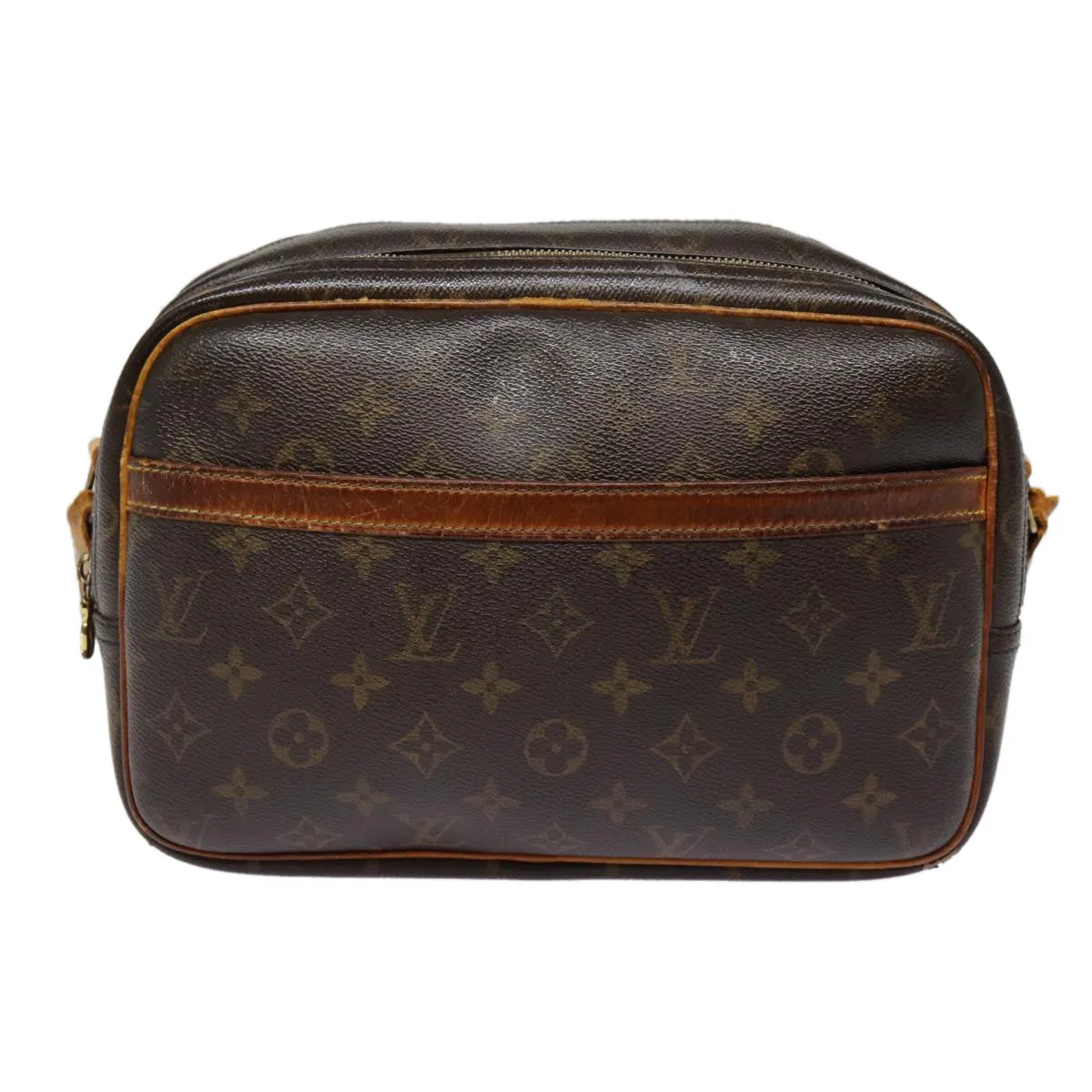 Trendy Inspired Louis Vuitton Monogram Reporter Pm Shoulder Bag M45254 Lv Auth Hk1625