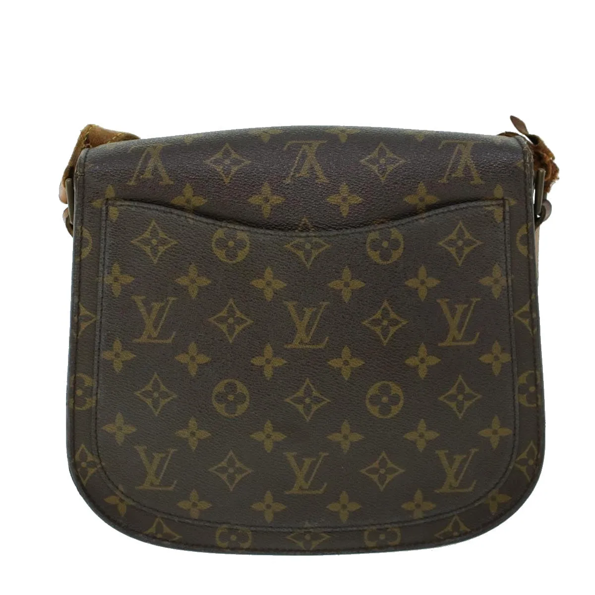 Trendy Inspired Louis Vuitton Monogram Saint Cloud Gm Shoulder Bag M51242 Lv Auth 53111